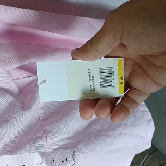 Weatherproof (brand) top, Pink, Ruffled buttoned front, NWT - Picture 3 of 6